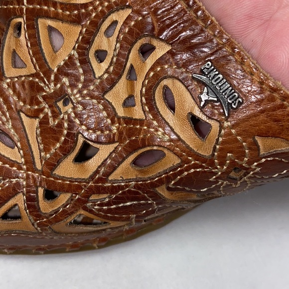 Pikolinos leather cut out mules size 38 - Picture 6 of 9